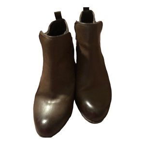 Brown booties